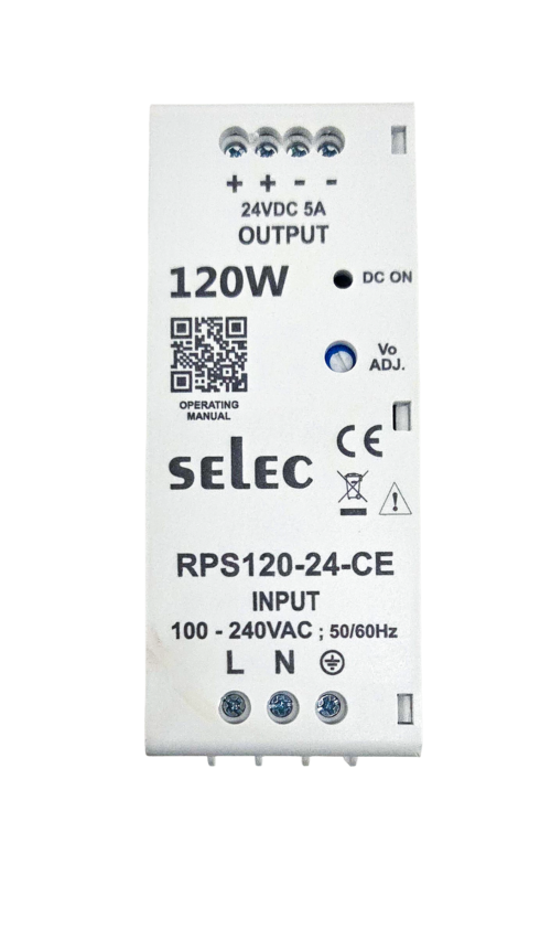 SMPS - 120 Watts, 24 VDC, 5A, Din Rail Mount Type